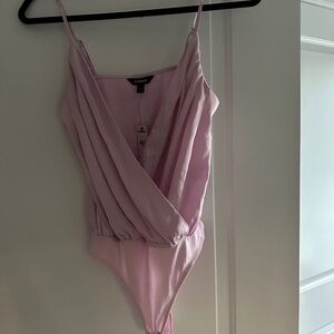 Pink express bodysuit